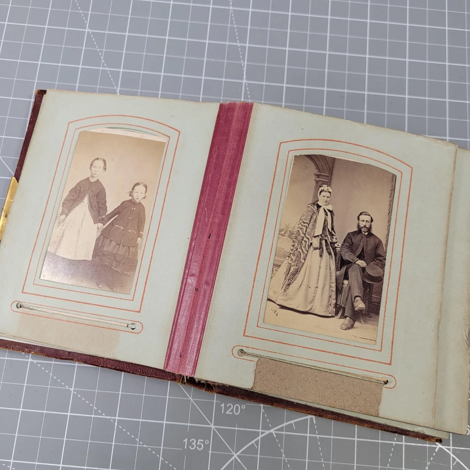 Álbum de fotos vintage de 1800 43 fotos tintes CDV gabinete tarjetas NY Berlín antiguo Foto 4 de 4