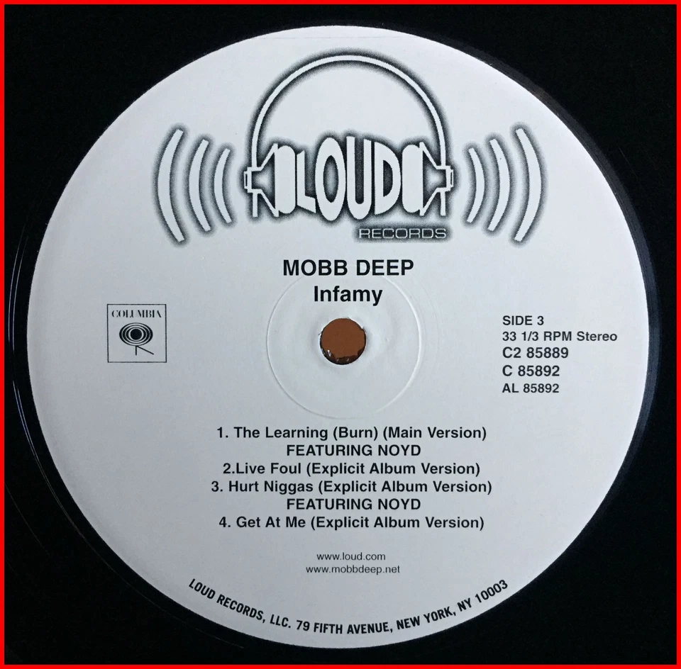 RAP HIP HOP 2 x LP The Infamous Mobb Deep-infamy LOUD - RARE US OG - NM! - Image 3 of 3