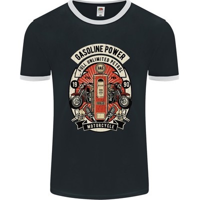 Benzin Power Biker Motorrad Herren Ringer Fotl