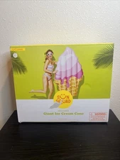 Ice Cream Cone Float - Sun Squad: Novelty Pool Inflatables, PVC Material