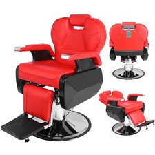 Heavy Duty Reclining Barber Chair Styling Salon Beauty Shampoo Spa Equipment
