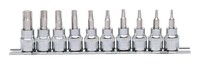 "Ks Tools 3/8\" Chromeplus Bit-Stecknuss-Satz Torx, 10-Teilig T10-T55 - 918.3939"