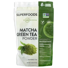 MRM Raw Matcha Green Tea Powder 6 oz 170 g EcoFriendly, Gluten-Free, GMP Quality