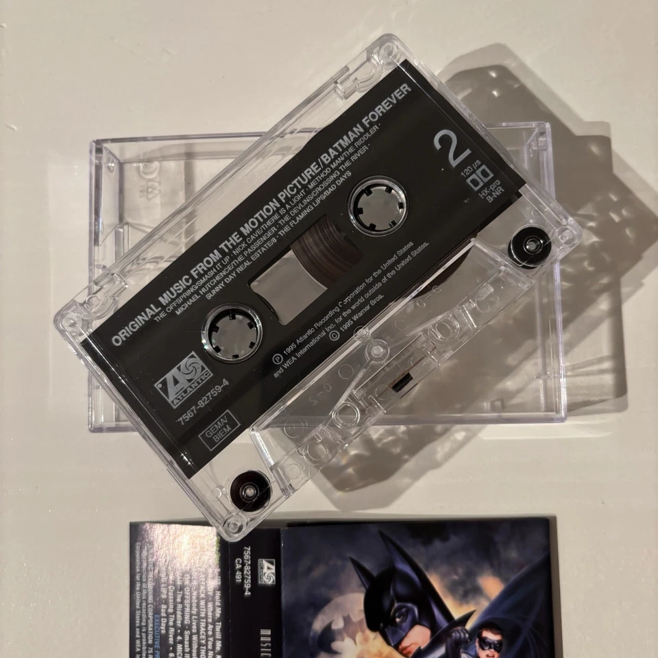 BATMAN FOREVER - ORIGINAL MUSIC FROM THE MOTION PICTURE (UK CASSETTE TAPE) — 第 3/4 张图片