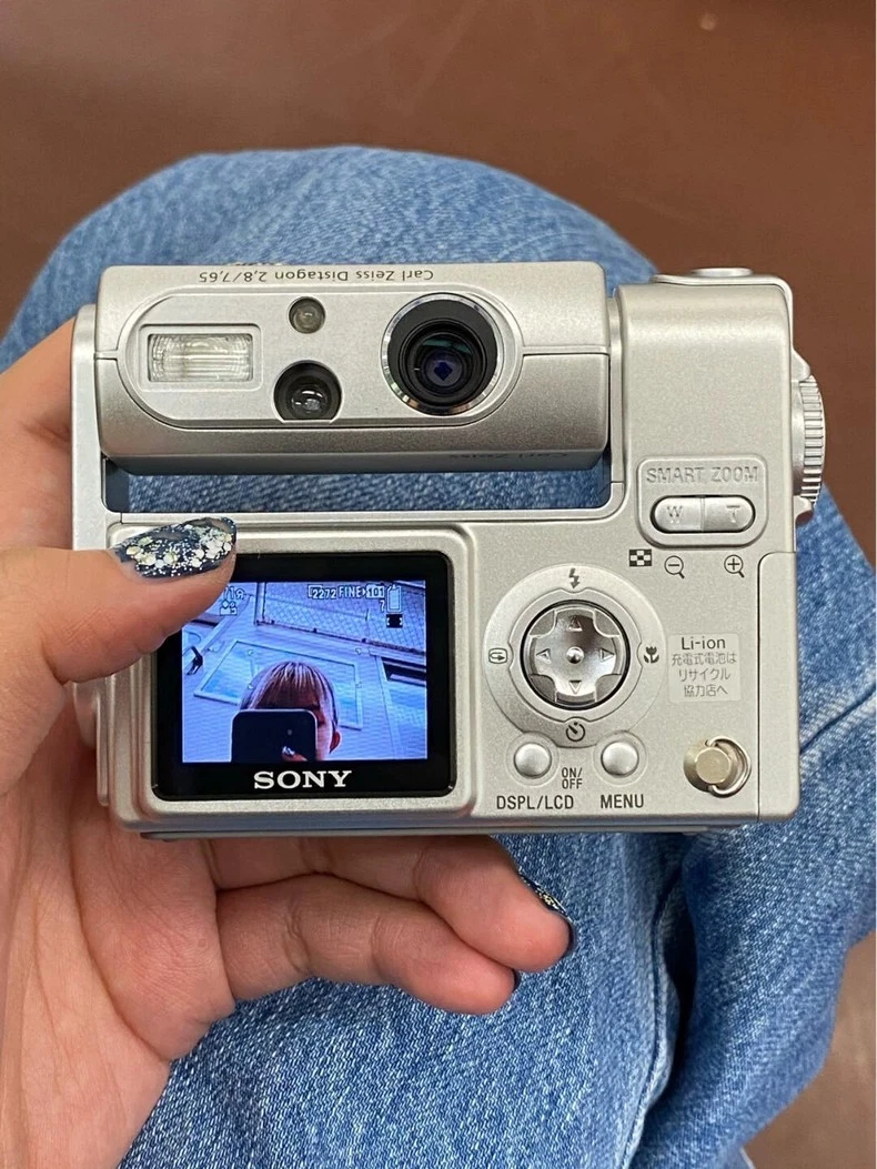 Sony Cyber-Shot DSC-F77 Silver 4.0MP Compact Digital Camera z8 | eBay