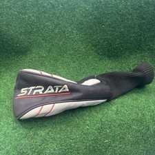 Strata Golf Fairway 3 Wood Headcover Black Silver Red Average Cond. F/S HC354