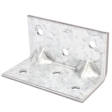 20 PCS Steel L Right Angle Bracket 3/32 Inch Thick Reinforcing Corner Brace