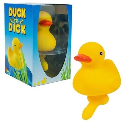 Rubber Ducky with a HUGE WILLY PECKER - Naughty Adult Duck GaG Joke Novelty Toy
