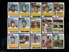 1974 Topps Traded Baseball Cards 8