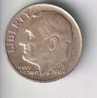 1964-P ROOSEVELT DIME 10¢ PHILADELPHIA 90% SILVER COIN UNITED STATES OF AMERICA
