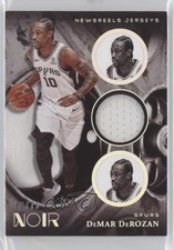 2020-21 Panini Noir Newsreels Jerseys 62/75 DeMar DeRozan #NRJ-DDE vi4