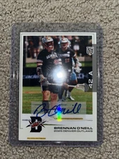BRENNAN O’NEILL 2025 Premier Lacrosse League PLL AUTO AUTOGRAPH