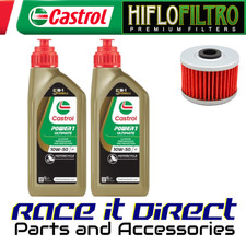 Service Kit for Kawasaki KLX 250S 2006-2008 Castrol & Hiflo Filtro
