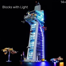 Moc Lego Marvel: Avengers Tower 76269 5201 Pcs Building Bricks New Set Read Desc