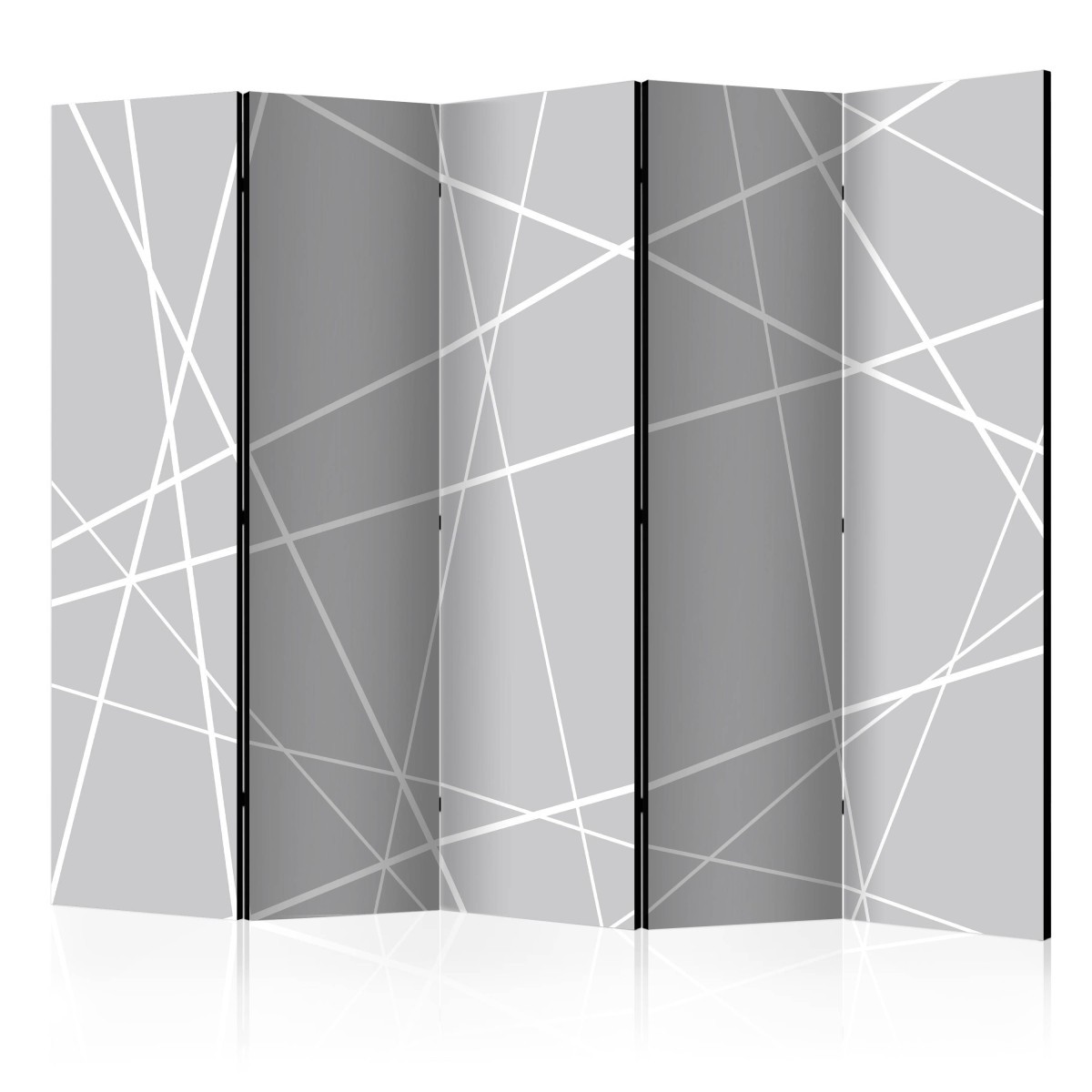 Paravent 5 volets Modern Cobweb pour séparer le salon et le bureau