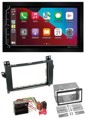 ESX 2DIN DAB USB MP3 Bluetooth Autoradio für Mercedes B-Klasse T245 05-11 - Bild 1 von 4