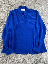 Pendleton Women’s Blue Blouse Made In USA size 16