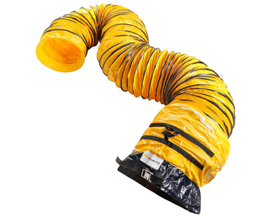 MOUNTO 25FT PVC Flexible Duct Hosing for Exhaust Fan 16 inch