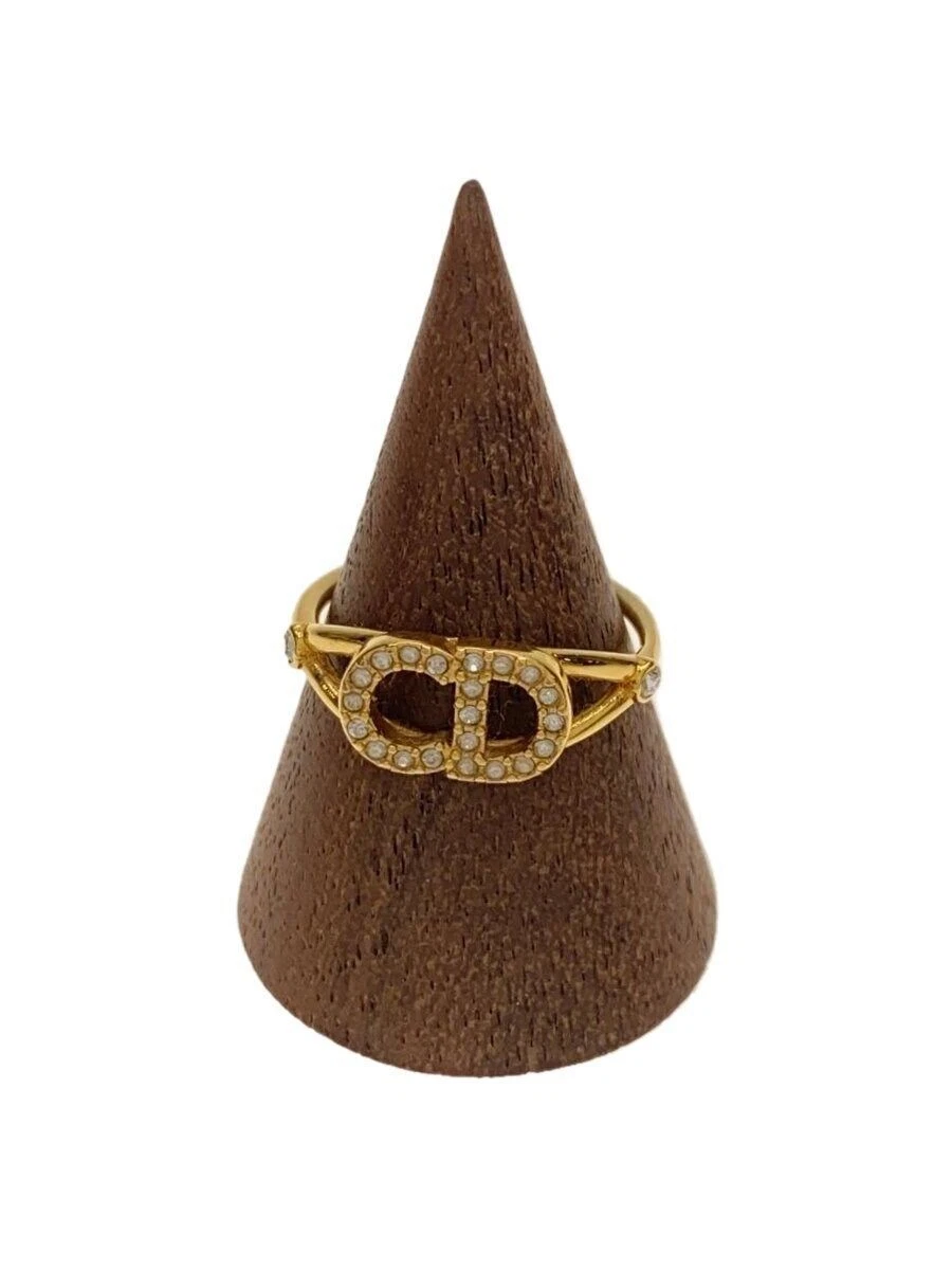 Anello Christian Dior placcato colore omaggio pietra oro donna