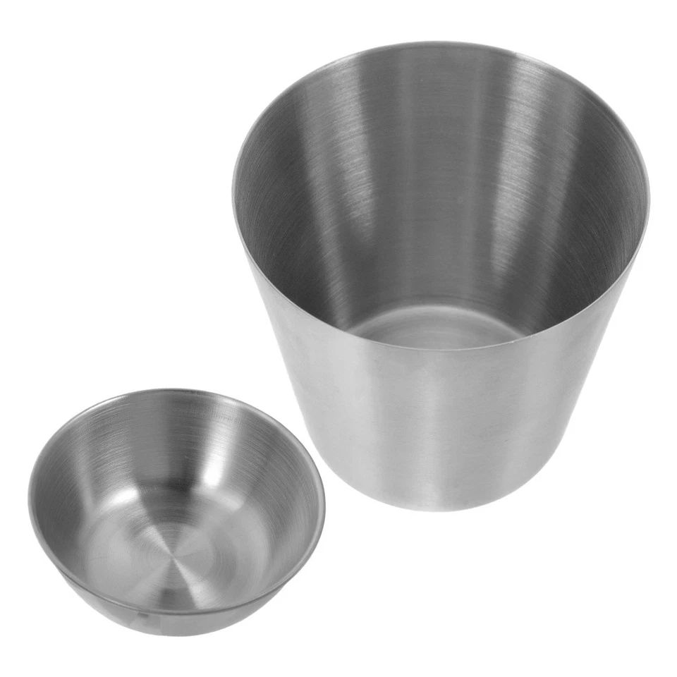1 Set Mini-Dipschalen aus Edelstahl, Mehrzweck-Gewürzbecher, Servierhalter für - Bild 4 von 4