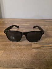 LOUD matte black Wayfarer-style sunglasses