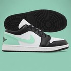 Air Jordan 1 Low Green Glow White Mens Retro Basketball Shoes 553558 131 NEW