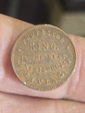 (1860's) Magician's Token MT-196a (R-5) King Ventriloquist Magician