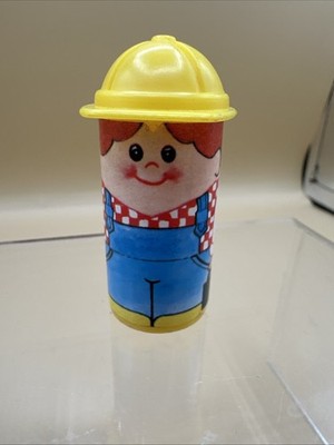Vintage Chicco 2  Figure Kids Toy 1970s - 1980s Rare