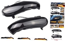 LED Dynamic Side Mirror Sequential Turn Signal Light for Benz Slk Class Black