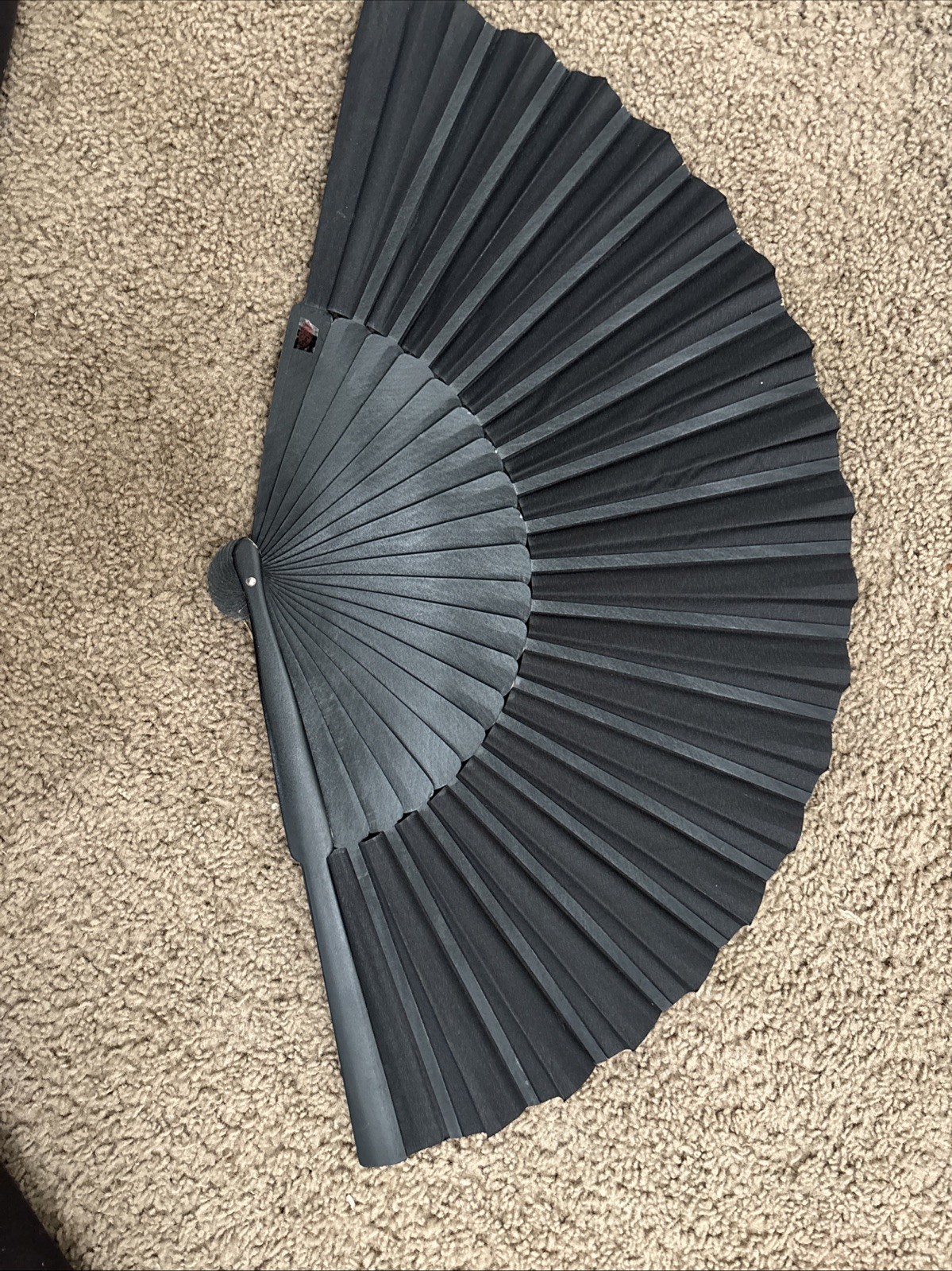 Abanico Flamenco Negro