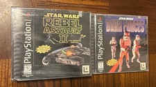 Star Wars Rebel Assault 2 + Dark Forces NIB NEW SEALED 1995 PS1 PLAYSTATION 1