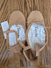 SANSHA Women's Pro 1 Canvas Ballet Slipper With Leather Bottom (Size 3 Narrow...