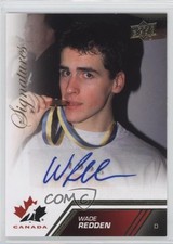 2013 Upper Deck Team Canada Gold Signatures Wade Redden #97 Auto t3w
