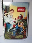 1936 Vtg Coke Coca Cola Soda Pop Original Cardboard Advertising Sign Pinup Clown