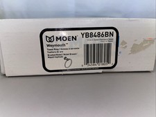 Moen Weymouth Towel Ring YB8486BN BRUSHED Nickel New In Box