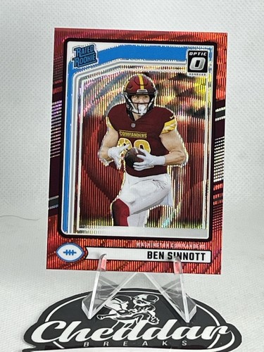2024 Donruss #314 Ben Sinnott Optic Rated Rookies Preview Red Wave Rookie card