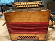 Accordion, Soviet Russian/ukrainian Garmoshka 25x25 Buttons Free Shipping