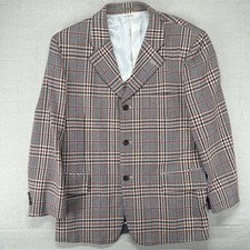 Men  s Comme Des Gar ons Homme Plus Plaid Tweed Blazer Jacket Size Made In Japan