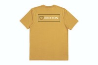Brixton Alpha Block T-SHIRT Neu Yellow Gr: M Brixton Supply