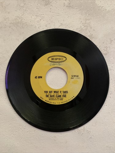 THE DAVE CLARK FIVE YOU GOT WHAT IT TAKES w/ PICTURE SLEEVE VG+ - Picture 2 of 5