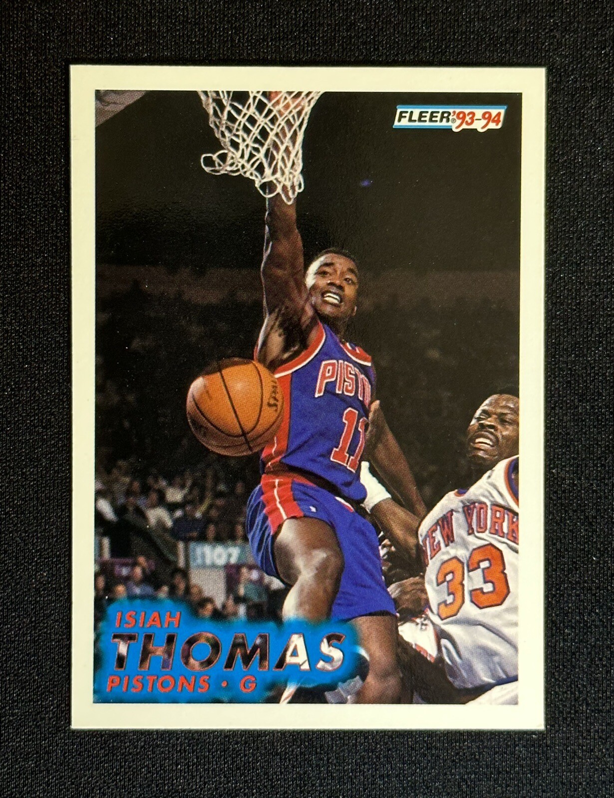 Isiah Thomas #65 Basketball Cards 1993 Fleer trading card — raw and PSA graded price guide