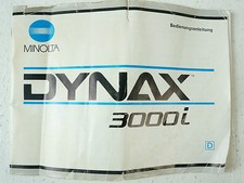 MINOLTA - Dynax 3000i - Bedienungsanleitung - B2469