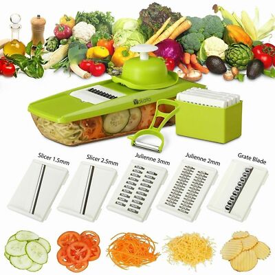 Mandoline Food Trancheuse Légumes Professional Julienne râpe Shredder Cutter Neuf