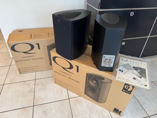 KEF HEIMKINO SET 4x KEF Q1 Lautsprecher 1x KEF Q9C Centerspeaker SCHWARZ & OVP - Bild 12 von 23
