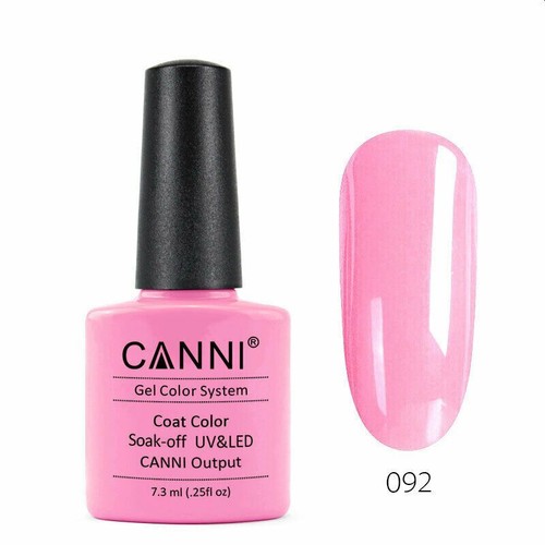 CANNI Nail Gel Polish CANNI Soak Off UV LED Colour Glitter Base Top coat Varnish - Picture 97 of 221