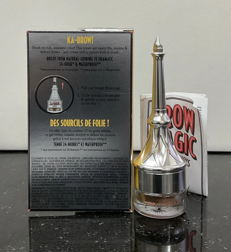 Crema de cejas Benefit Cosmetics Ka color de cejas con cepillo #3 0,1 OZ/3,0 g nueva en caja Foto 2 de 4