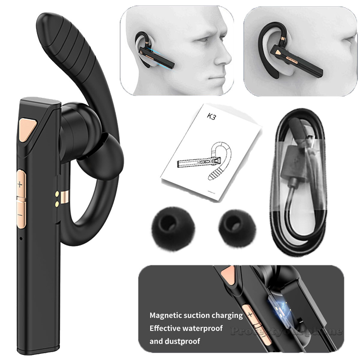 For Samsung Galaxy S Plus Ultra S Fe 5g Wireless Bluetooth Single Headphone Ebay