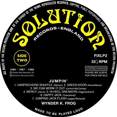 WYNDER K. FROG Jumpin' LP I'm A Man Green Door HAMMOND MOD | eBay UK