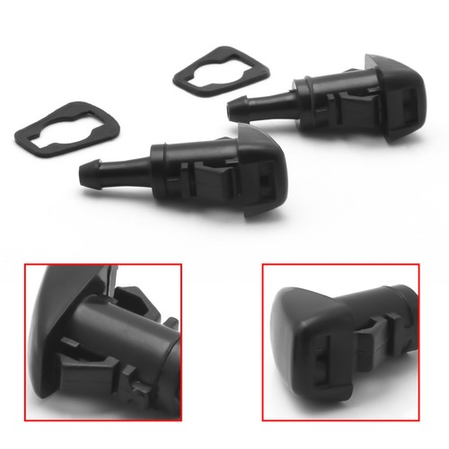 2x Windshield Washer Water Nozzles Spray Fit For Chrysler Dodge Charger