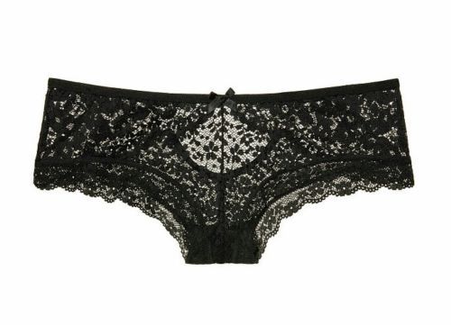 Victorias Secret Floral Lace SEXY Cheeky Panty Mini Cage Cutout